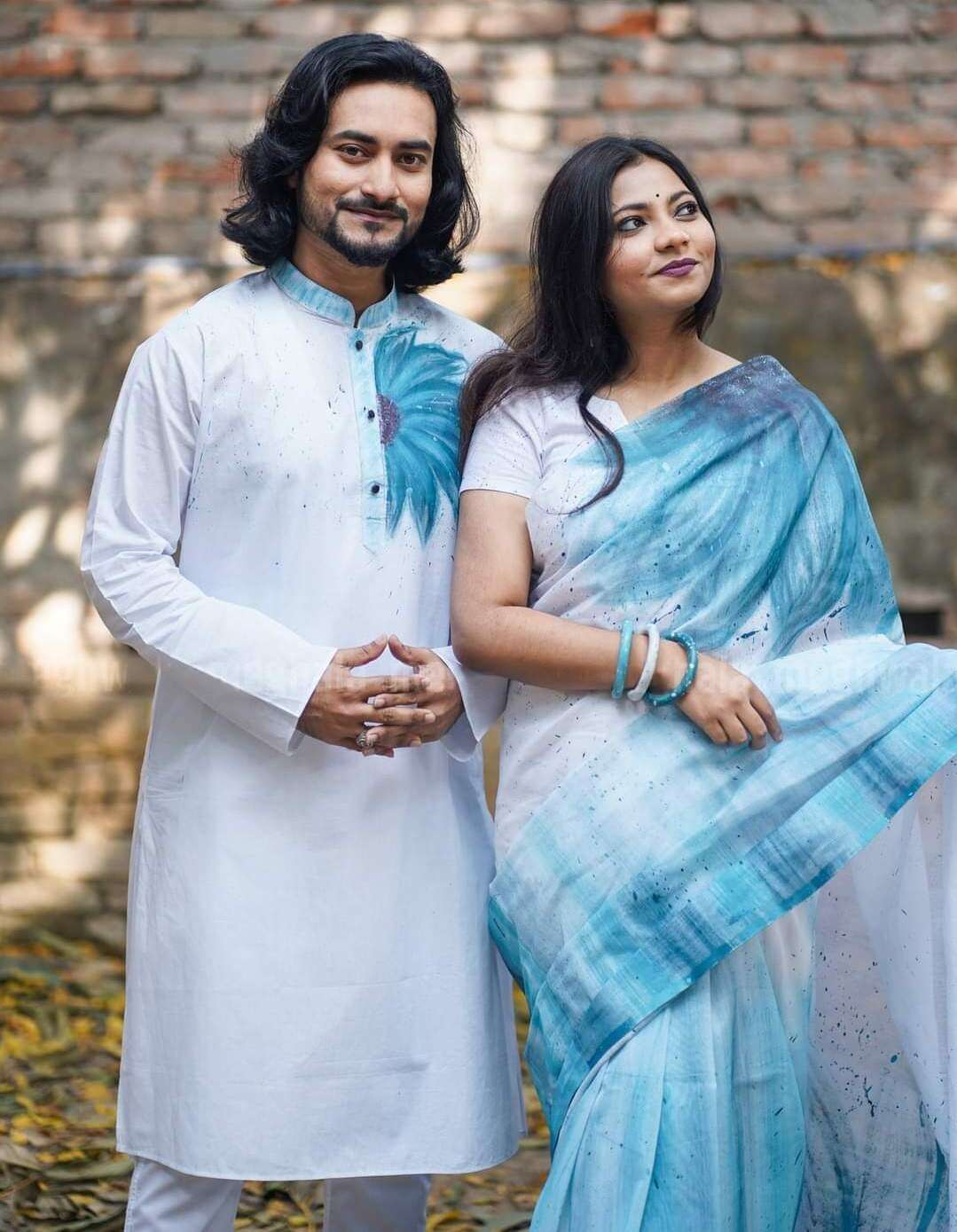 Couple Saree & Panjabi - Beshi Deshi