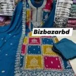 Stitch Indian georgette three Pcs - Image 3