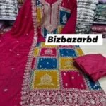 Stitch Indian georgette three Pcs
