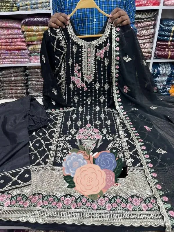 Black-anar-koli-Indian-readymade-4pis