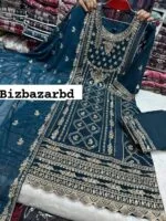Blue-Latest-Indian-Three-Piece