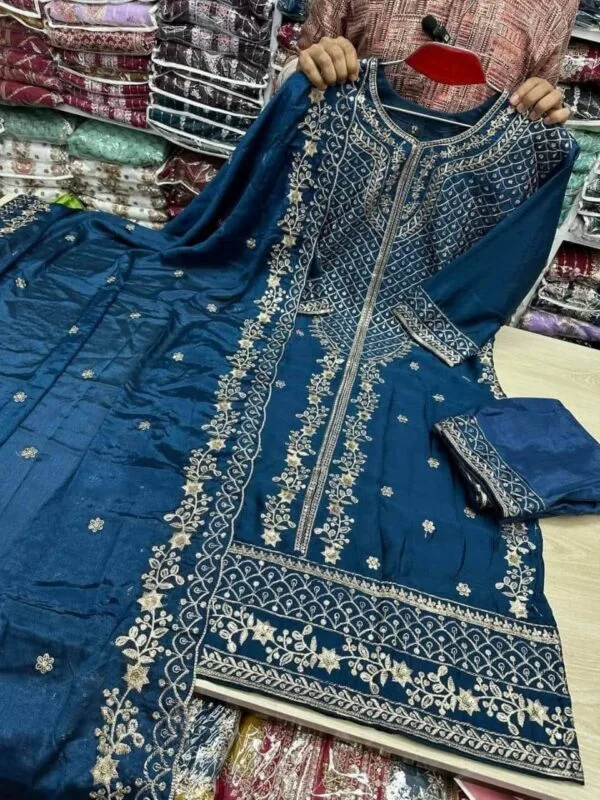 Purple-Simple-Indian-4-Pcs-Dress