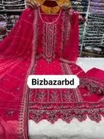 Dark-Pink-Indian-Fox-Georgette-4-Pcs