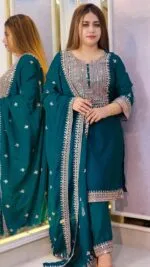 Green-Soft-Cotton-Three-Piece