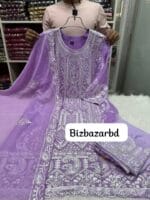Light-Purple-Indian-three-piece