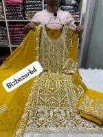 Light-yellow-Indian-three-piece