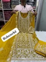 Light-yellow-Indian-three-piece