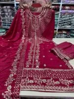 Purple-Simple-Indian-4-Pcs-Dress