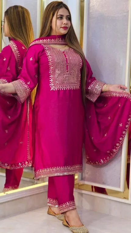 Pink-Soft-Cotton-Three-Piece