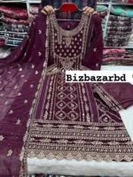 Purple-Latest-Indian-Three-Piece