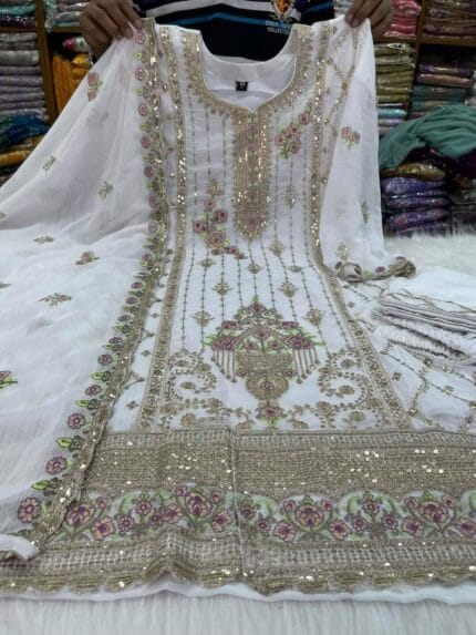 White-anar-koli-Indian-readymade-4pis