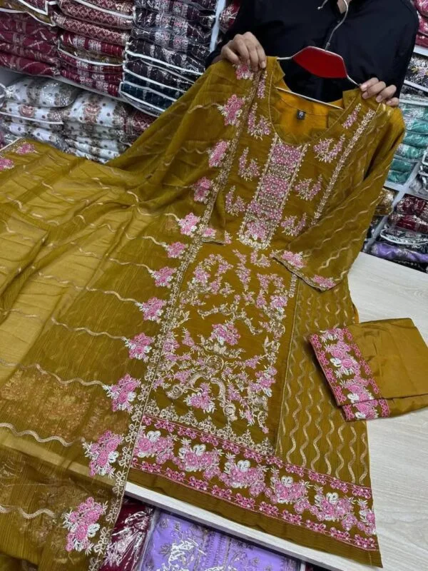 Yellow-Indian-three-piece