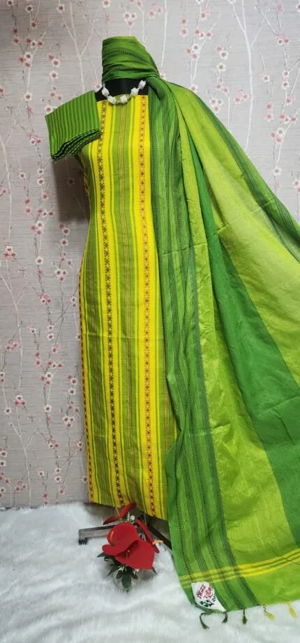 Yellow-Khadi-cotton-3-pcs