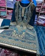 Affordable Indian Georgette 4 Pcs - Image 4