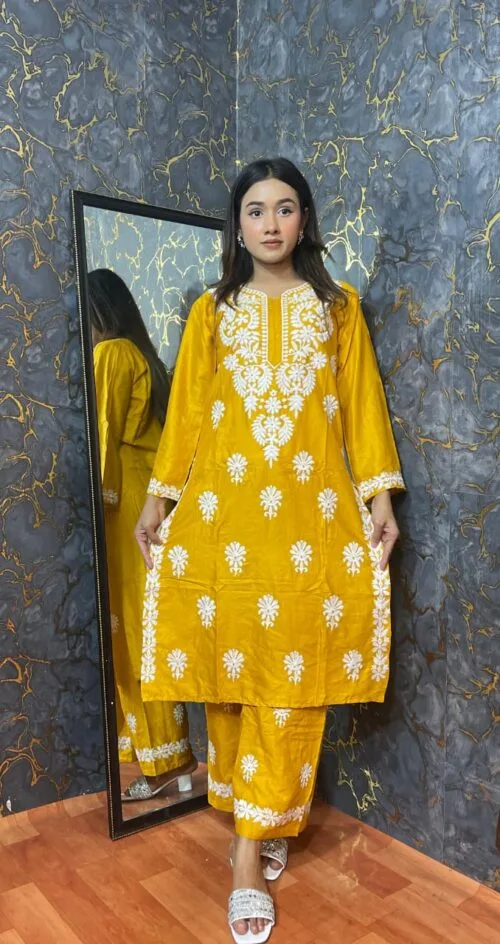 Lakhno Hand work 2 pcs Dress - Image 11