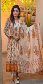 Cotton Long Gown Kurti  Dress