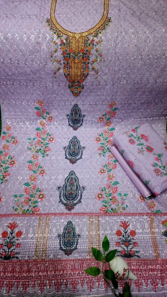 Purple Delhi Boutique Three piece