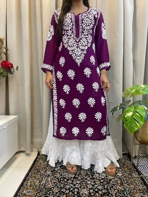 Purple garara 2 pcs