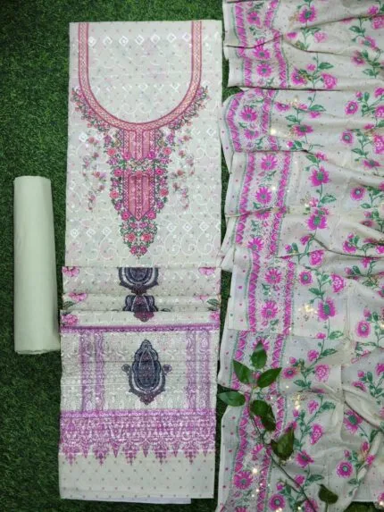 White Delhi Boutique three piece