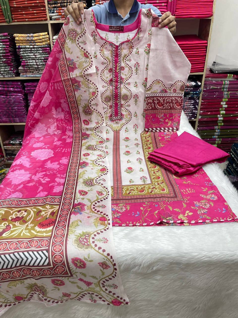 599957181_840812172186515_6590253128010425028_n Jom Jom Swiss Cotton stitched Three Pieces - Image 1