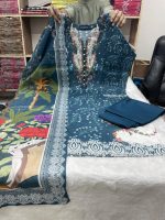 Jom Jom Swiss Cotton stitched Three Pieces