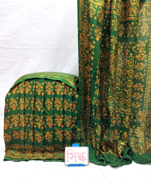 Premium Batik Silk Printed Saree for Women