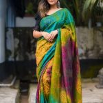 Premium VIP Tuli Silk Printed Saree for Women