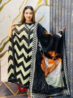 Luxury Printed Kaftan for Women | Free Size | Front & Back Design - Image 2