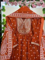 Elegant Premium Embroidered Cotton 2 Piece Dress for Women - Image 4