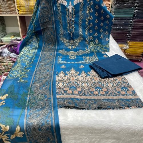 Exclusive Jom Jom A+grade Switch Cotton Skin Print High Quality Three Piece For Women -Dress For Girls - 3 Pice Dress - exclusive Jom Jom A+grade switch Cotton Skin Print High Quality Three Piece For Women -Dress For Girls – 3 Pice Dress
