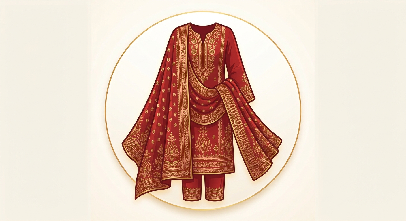 Pakistani Inspired Three Piece