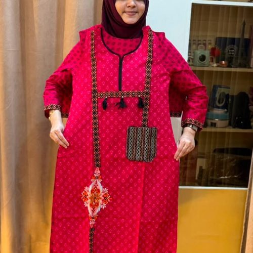 Embroidery Cotton Block Print Kurti Collection For Comfortable Wear - Embroidery Cotton block Print Kurti Collection for Comfortable Wear