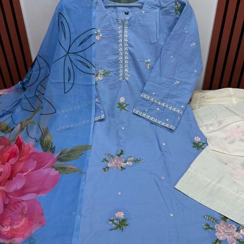 High Quality Embroidery Pakistani Inspired Dress New Stylish Ready Made Party Farse Salwar Suit Dress For Women - High Quality Embroidery pakistani inspired dress New Stylish Ready Made Party farse salwar Suit Dress for Women