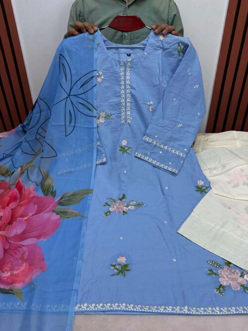 High Quality Embroidery Pakistani Inspired Dress New Stylish Ready Made Party Farse Salwar Suit Dress For Women - High Quality Embroidery pakistani inspired dress New Stylish Ready Made Party farse salwar Suit Dress for Women