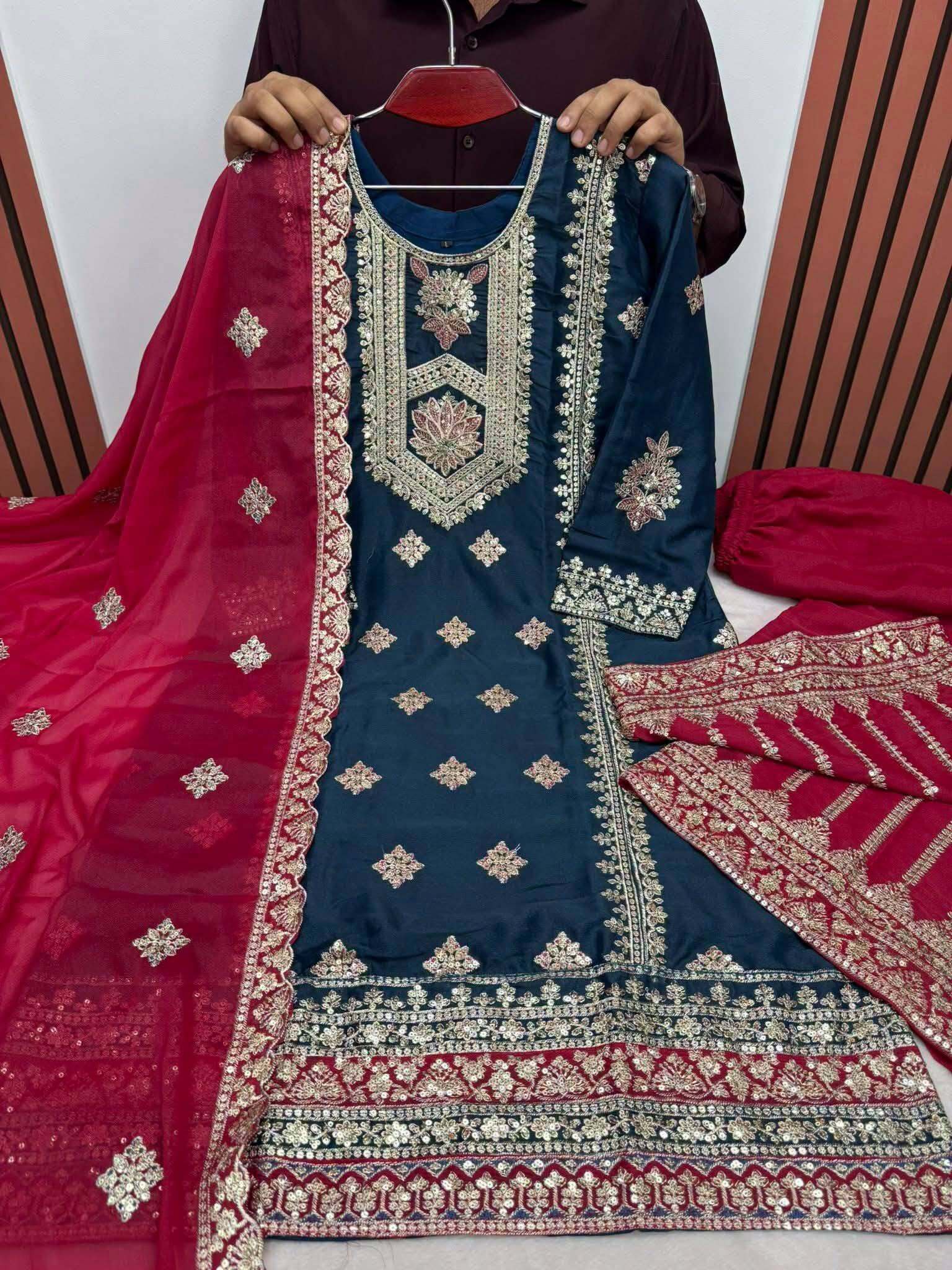 784507566_1123812190084502_745096123189344168_n High Quality Embroidery Pakistani Inspired Dress New Stylish Ready Made Party Farse Salwar Suit Dress For Women - High Quality Embroidery pakistani inspired dress New Stylish Ready Made Party farse salwar Suit Dress for Women