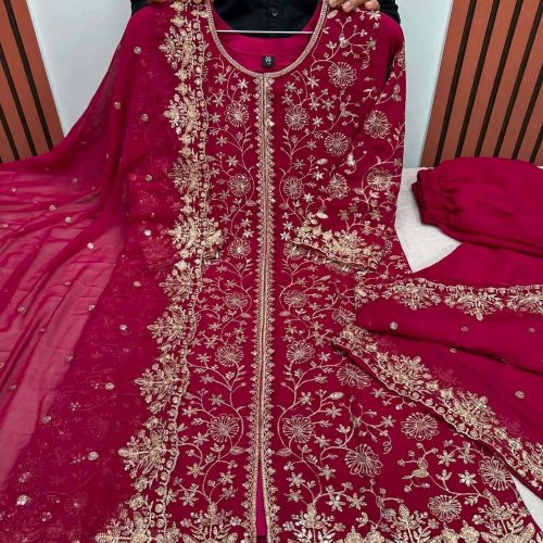 High Quality Embroidery Pakistani Inspired Dress New Stylish Ready Made Party Suit Dress For Women - High Quality Embroidery Pakistani inspired dress New Stylish Ready Made Party Suit Dress for Women